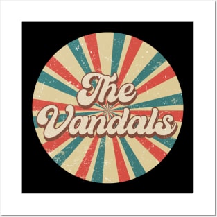 Circle Design Vandals Proud Name Birthday 70s 80s 90s Styles Posters and Art